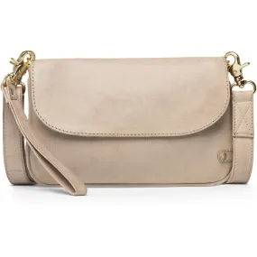 Clutch in high leather quality / 16022 - Soft Sand