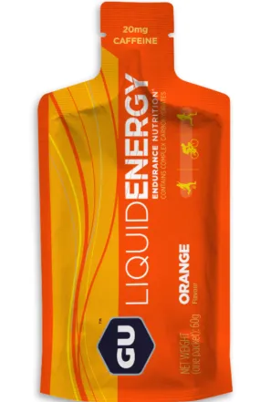 Gu Liquid Energy Gel- Orange   Caffeine