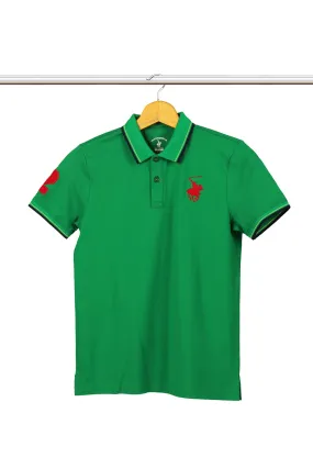 Kids Boys Short Sleeve Casual Polo T-Shirt