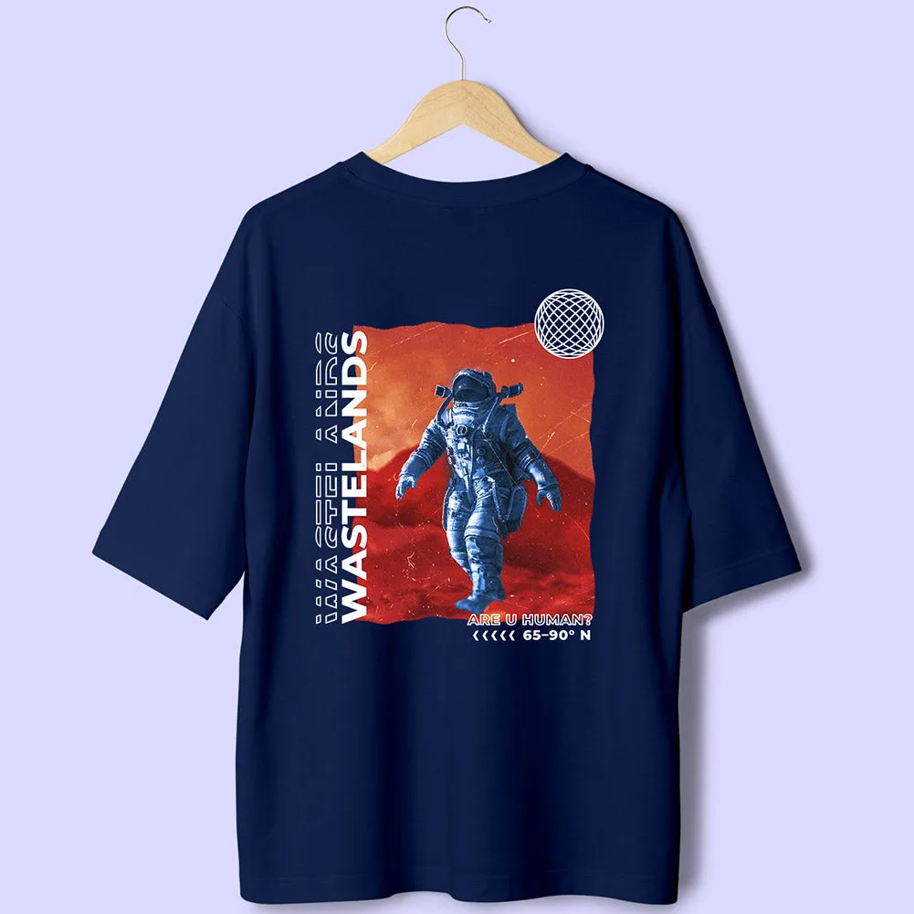 Mars Astronaut (Back Print) Oversized T-Shirt