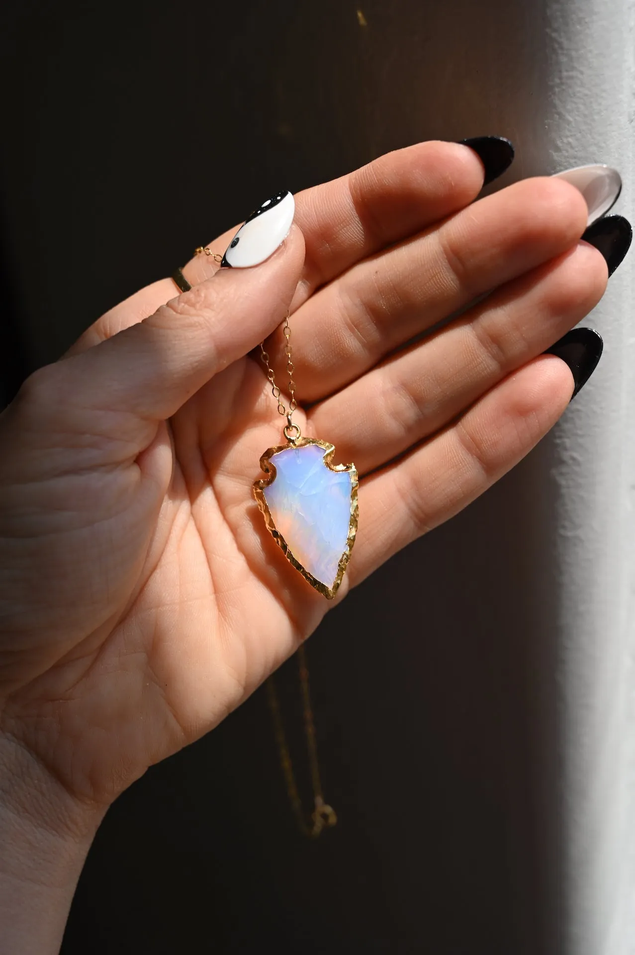 Purity Opalite Gold Necklace