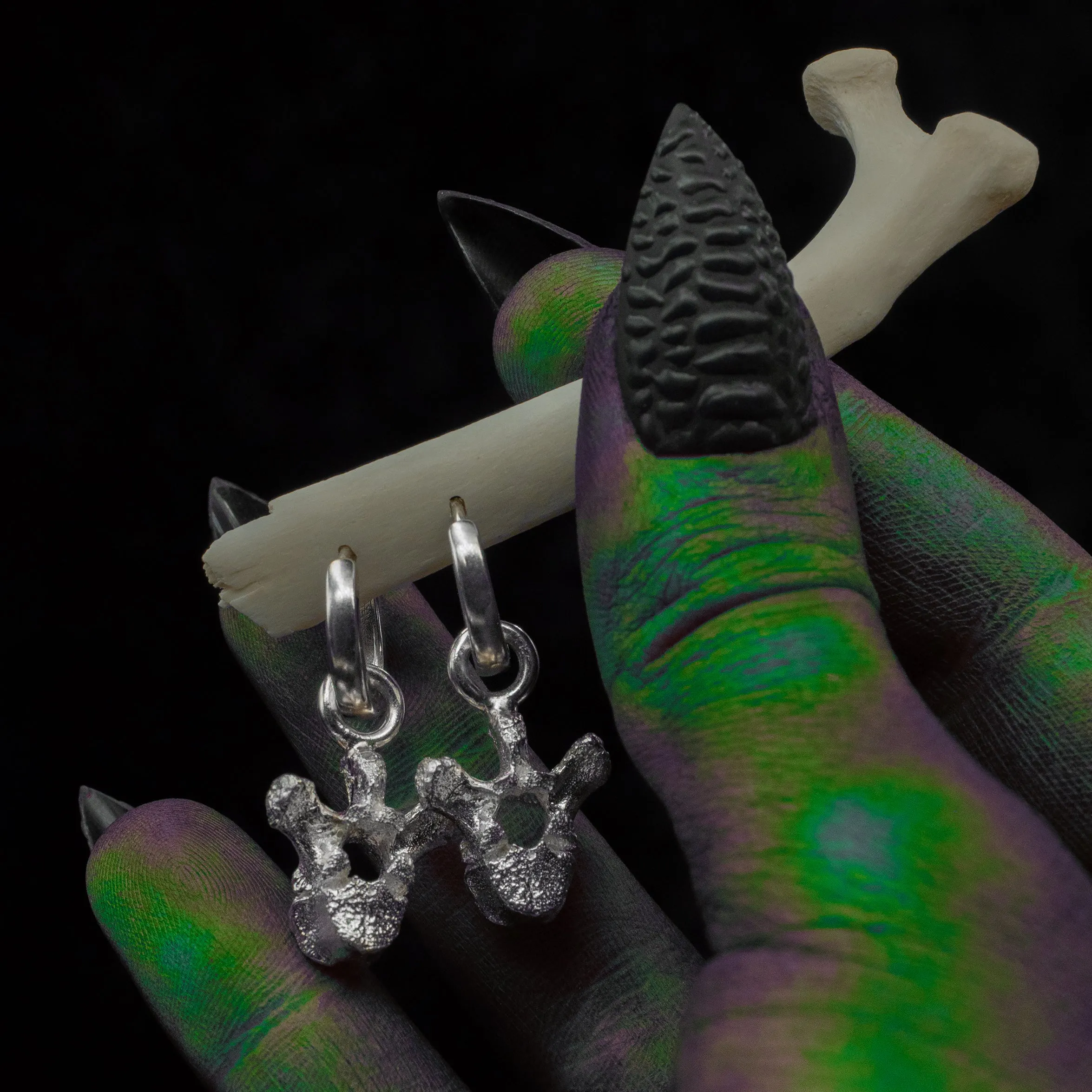 Spinal Core Earrings