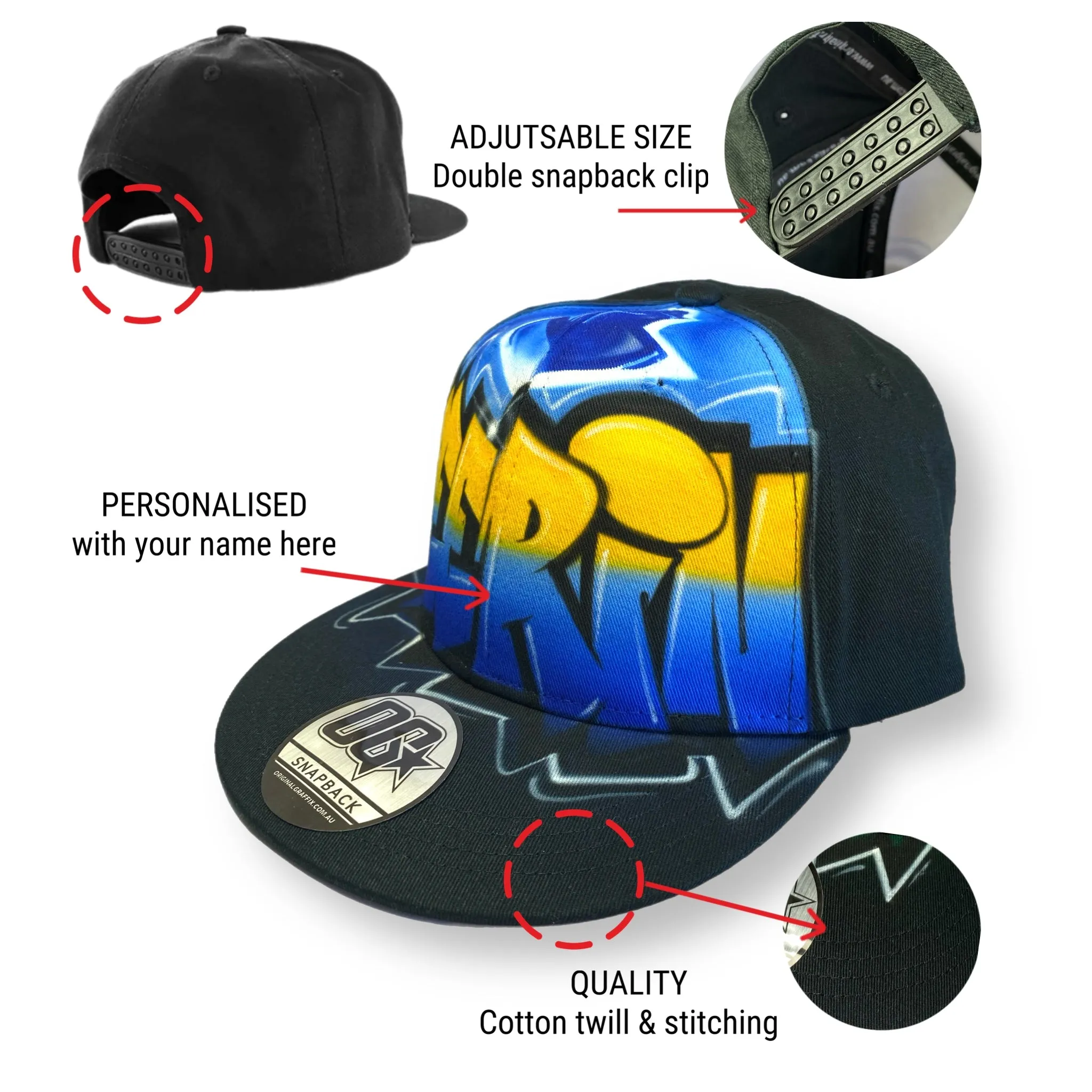 Titans Personalised Snapback Cap