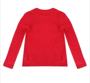 (Uniform-Unisex) LONG SLEEVES: PE RED Coolmax T-Shirts - BUNDLE of 2