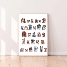 Wall Art Dog Breeds #2